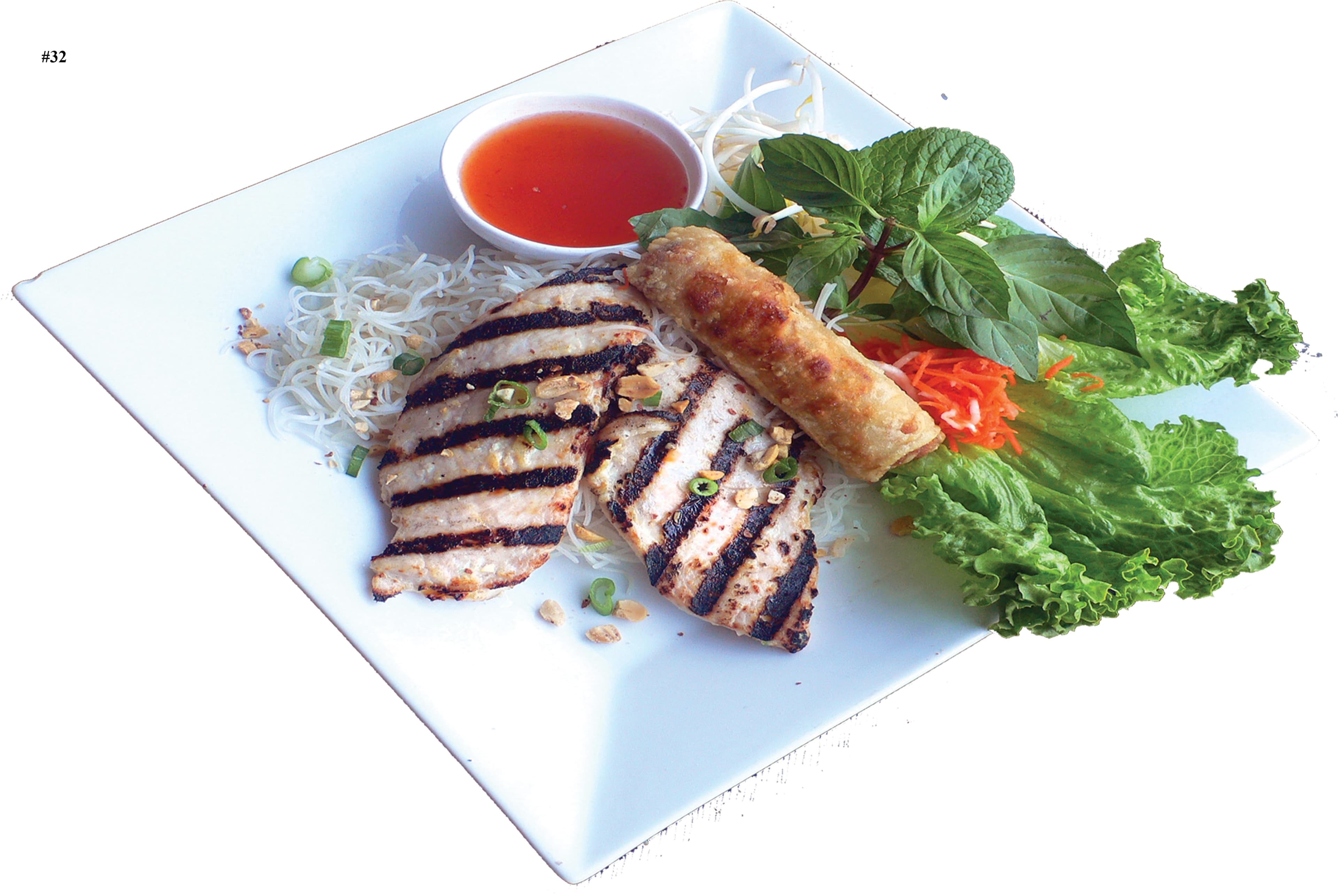 Grilled Chicken Vermicelli Bowl